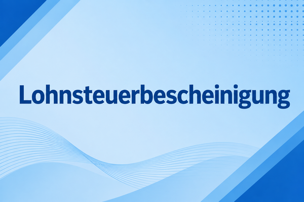 Lohnsteuerbescheinigung, germania, declarație fiscală, fluence tax