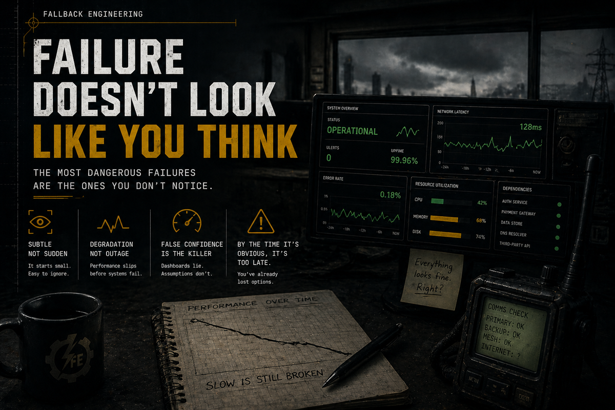 Failure Doesn’t Look Like You Think