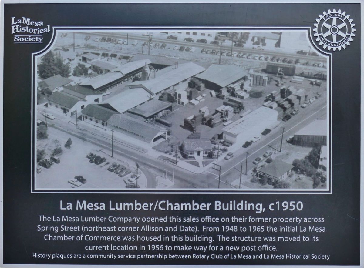 La Mesa Lumber/Chamber Building
