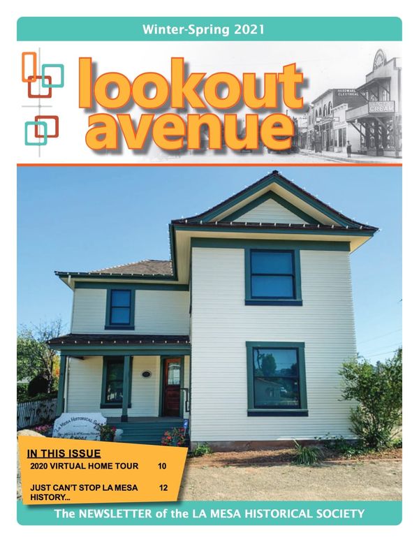 Front cover of newsletter Winter-Spring 2021