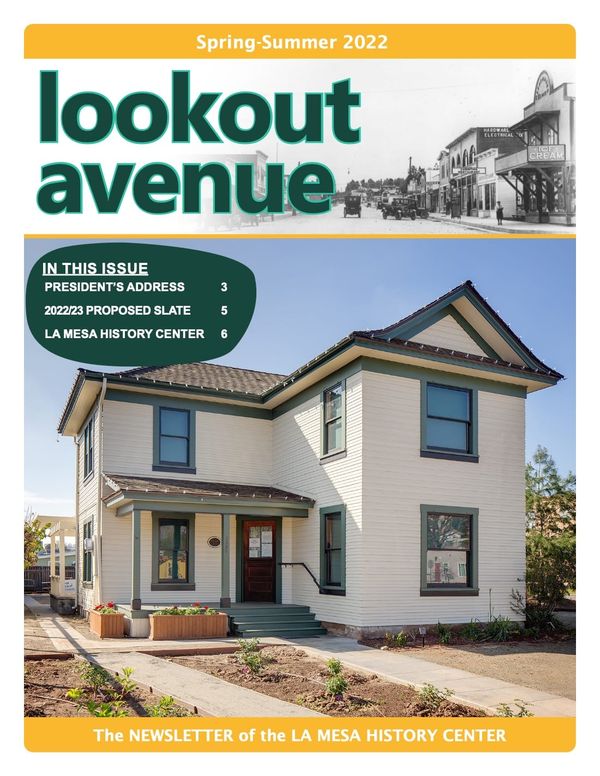 Front cover of newsletter Spring-Summer 2022
