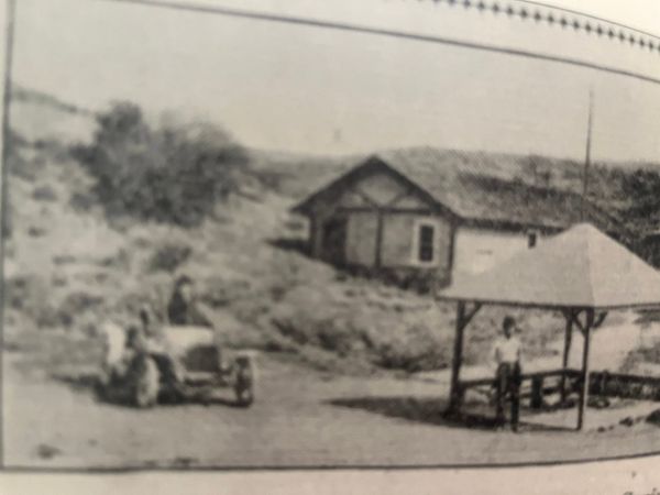 La Mesa Scout image of the Bottling Works and Fountain at La Mesa Springs