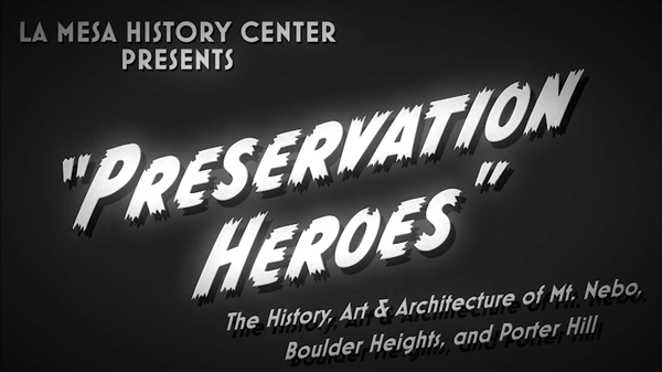 Preservation Heroes - The History, Art & Architecture of Mt. Nebo, Boulder Heights and Porter Hill
