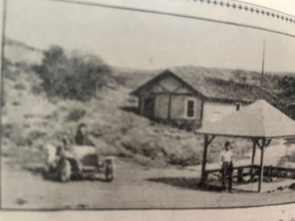 La Mesa Scout image of the Bottling Works and Fountain at La Mesa Springs