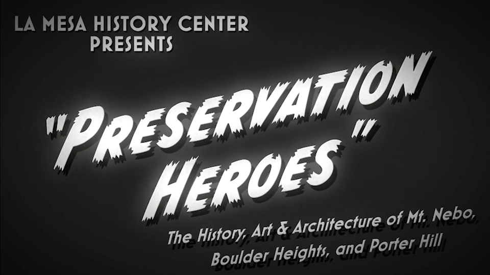 Preservation Heroes - The History, Art & Architecture of Mt. Nebo, Boulder Heights and Porter Hill