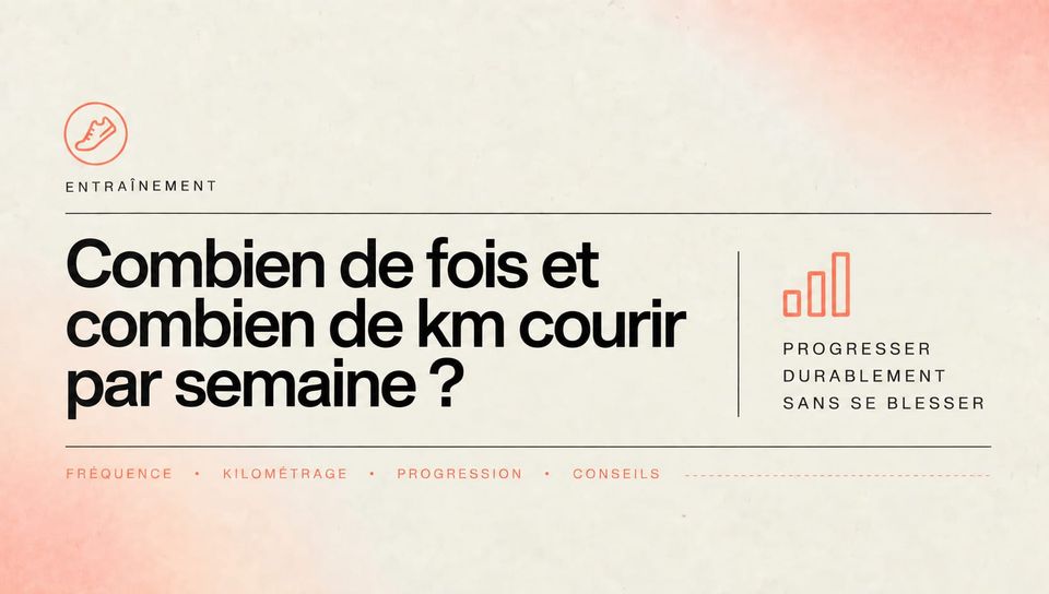 Combien de fois et combien de km courir par semaine ?