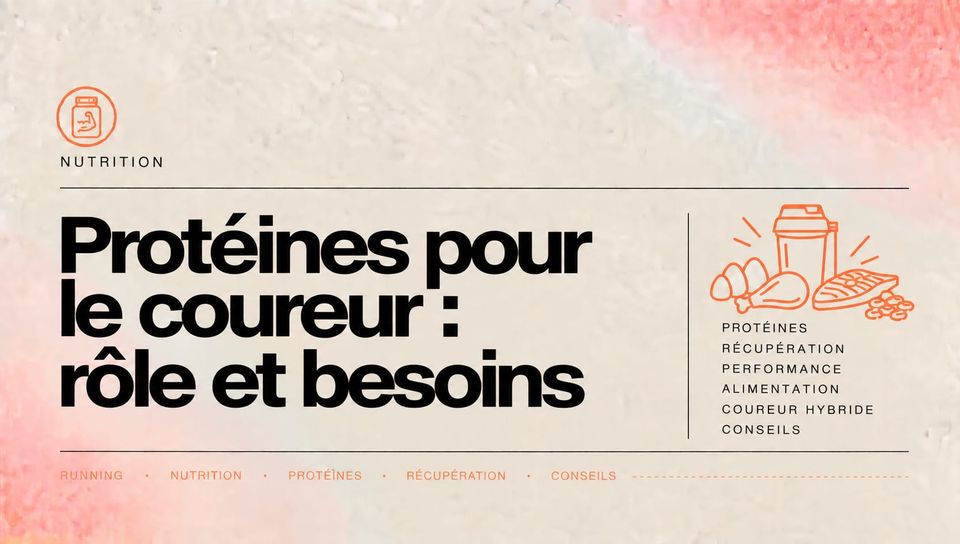 Protéines pour le coureur : rôle et besoins