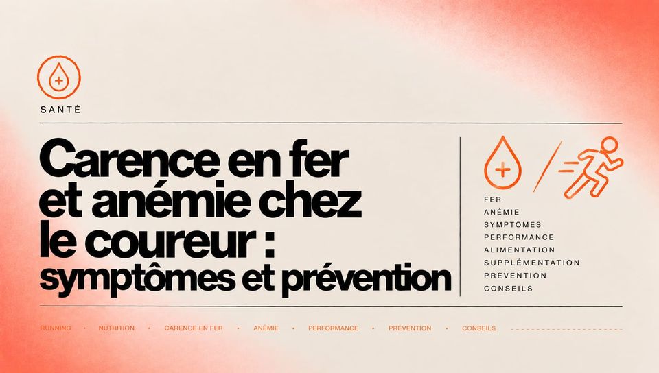 Carence en fer et anémie chez le coureur : symptômes et prévention