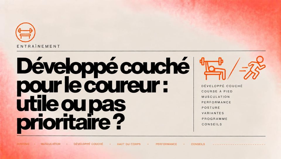 Développé couché pour le coureur : utile ou pas prioritaire ?
