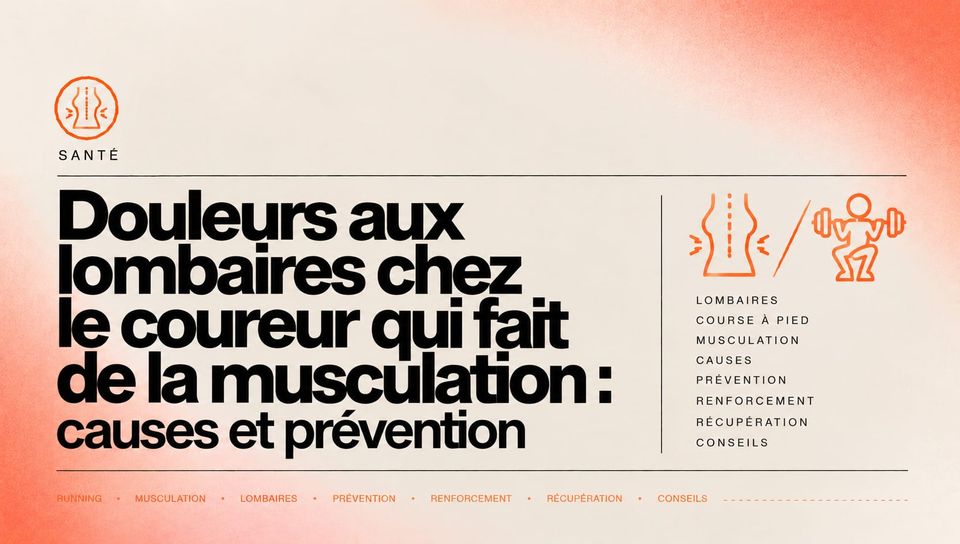 Douleurs aux lombaires chez le coureur qui fait de la musculation : causes et prévention