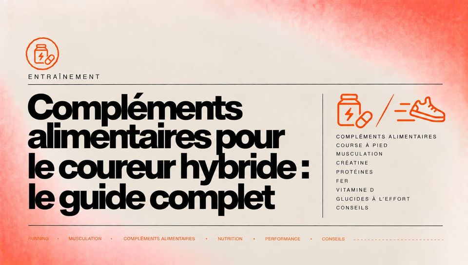 Compléments alimentaires pour le coureur hybride : le guide complet