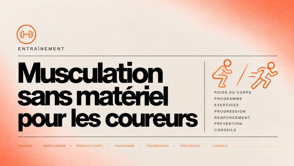 Musculation sans matériel pour les coureurs