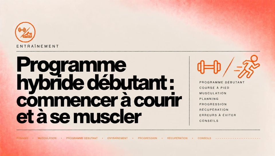 Programme hybride débutant : commencer à courir et à se muscler