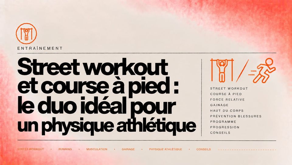 Street workout et course à pied : le duo idéal pour un physique athlétique