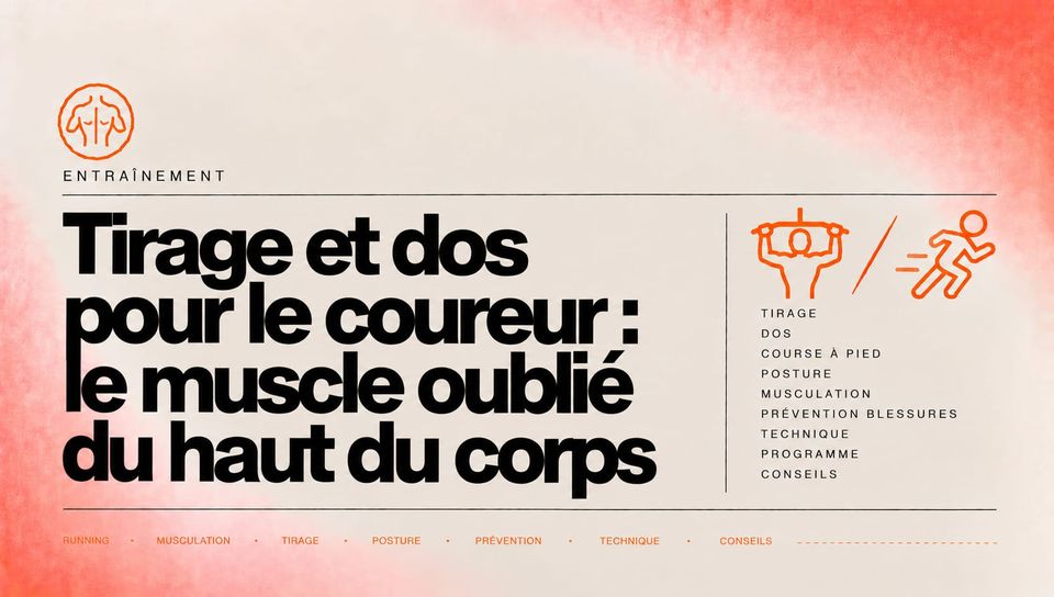 Tirage et dos pour le coureur : le muscle oublié du haut du corps