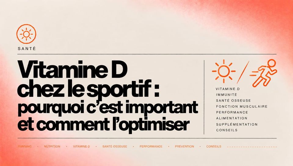 Vitamine D chez le sportif : pourquoi c'est important et comment l'optimiser