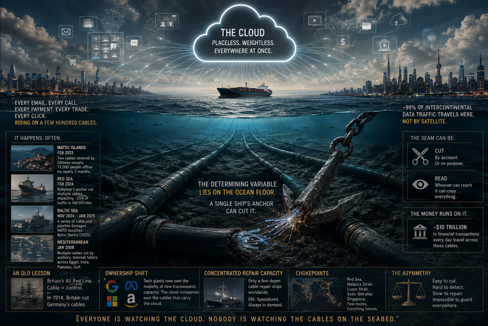 Everyone Is Watching the Cloud. Nobody Is Watching the Cables on the Seabed.