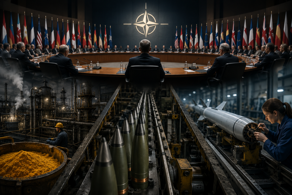 Everyone Is Watching NATO's 5 Percent. Nobody Is Watching the TNT.