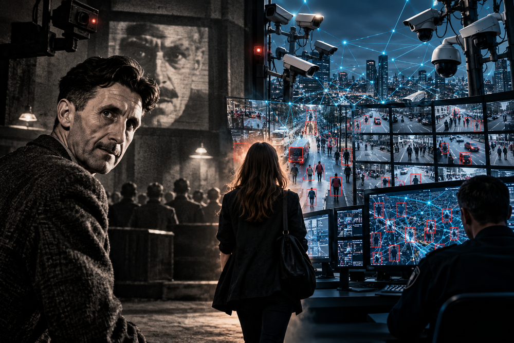 George Orwell's Thought Police Watched One Man for Seven Years. One Texas Search Hit 83,345 Cameras.