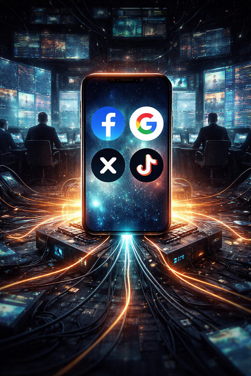 Facebook, Google, X and TikTok: The Architecture of Modern Propaganda