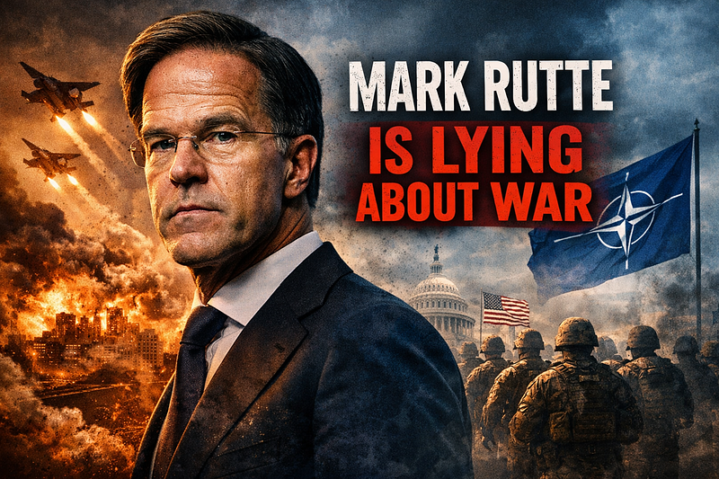 Mark Rutte Is Lying About War