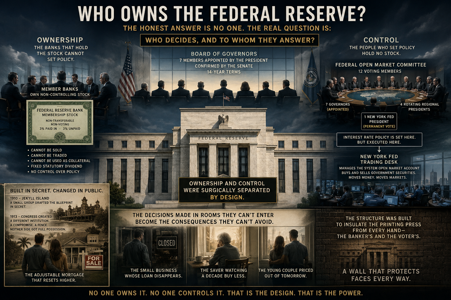 Who Owns the Federal Reserve?