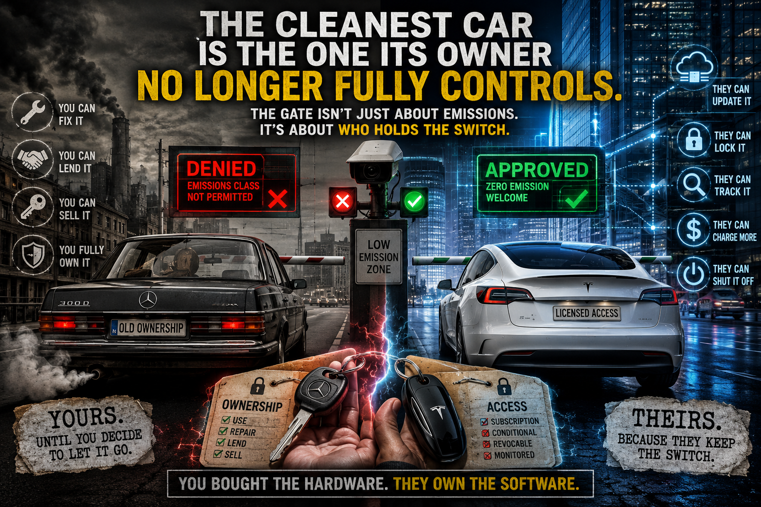 Why You Should Drive an Old Mercedes Diesel, Not a Tesla