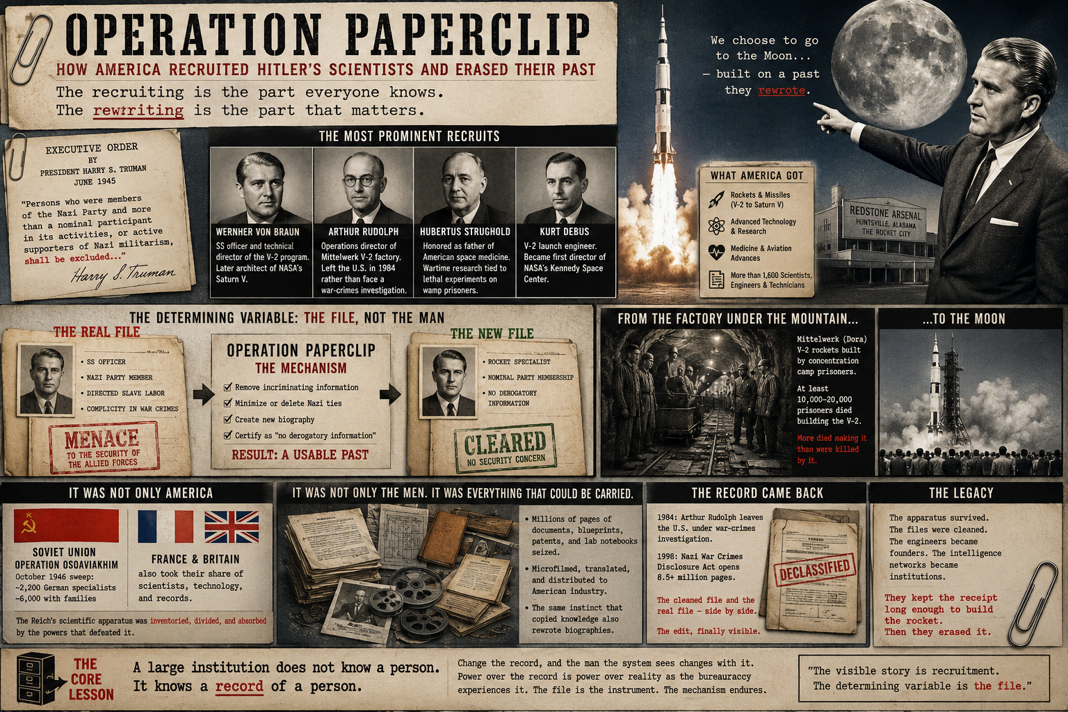 Operation Paperclip: How America Recruited Hitler's Scientists and Erased Their Past