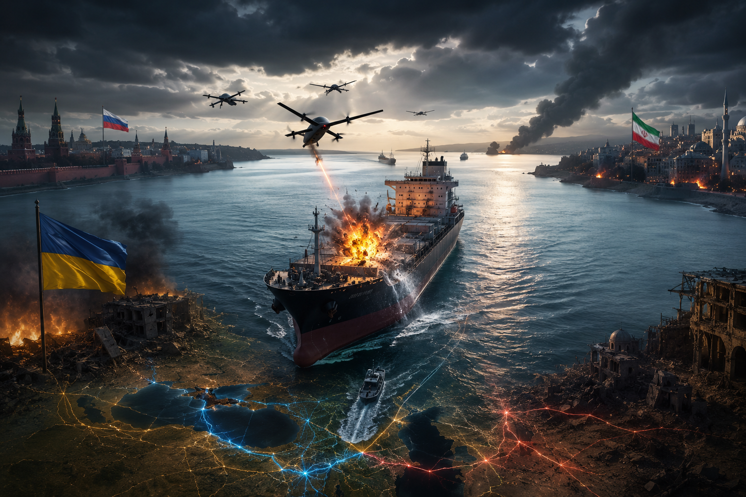 The Caspian Strike: Where Two Wars Share One Route