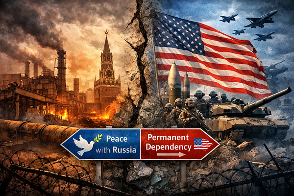 Europe’s Last Strategic Choice: Peace with Russia or Permanent Dependency