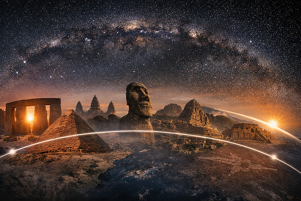 Five Continents. Same Stones. Same Stars. Same Silence.