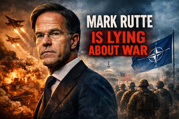 Mark Rutte Is Lying About War