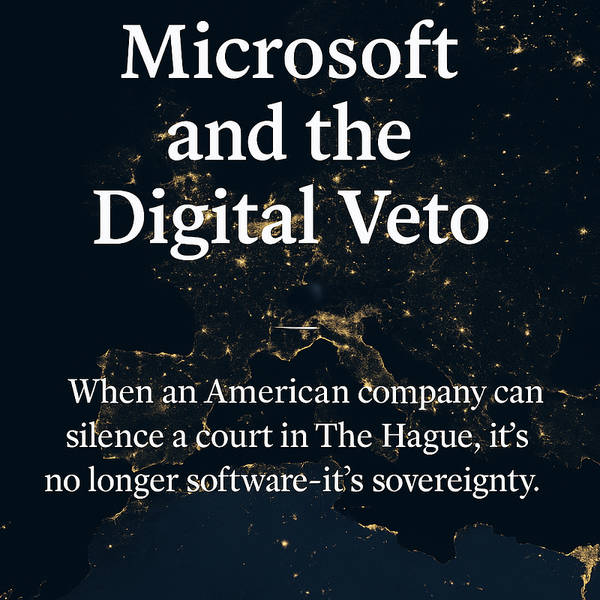 Microsoft and the Digital Veto