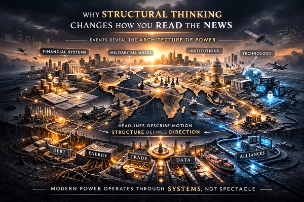 Why Structural Thinking Changes How You Read the News