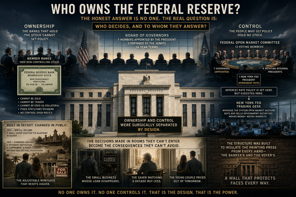 Who Owns the Federal Reserve?