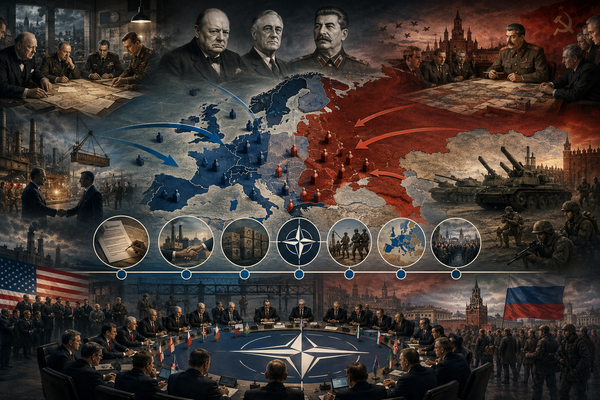 NATO Encirclement: How Three Rational Decisions Locked Eighty Years Into Place