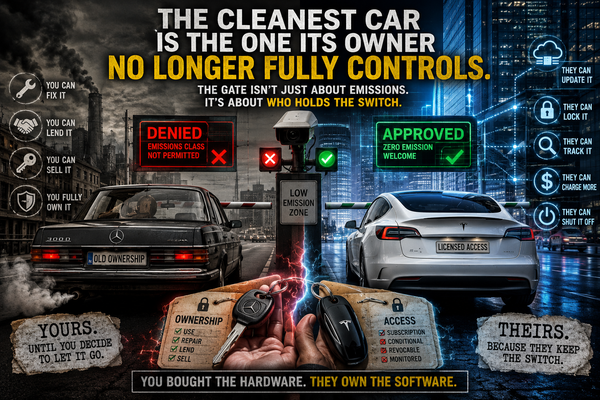 Why You Should Drive an Old Mercedes Diesel, Not a Tesla