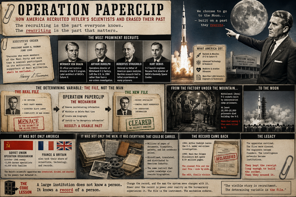 Operation Paperclip: How America Recruited Hitler's Scientists and Erased Their Past