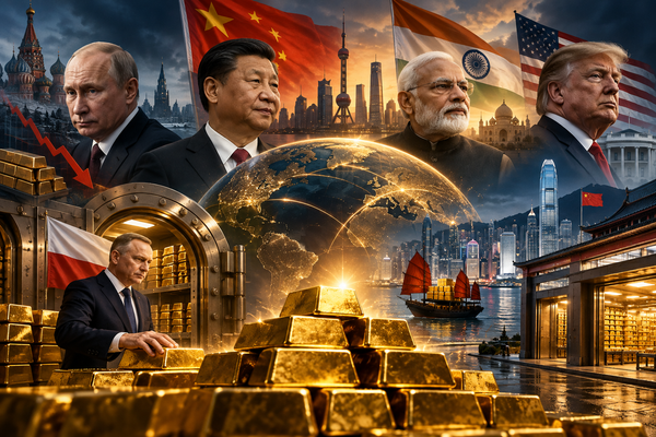 BRICS Has No Gold Plan. Russia Is Selling, Poland Is Buying, and China Won't Say.