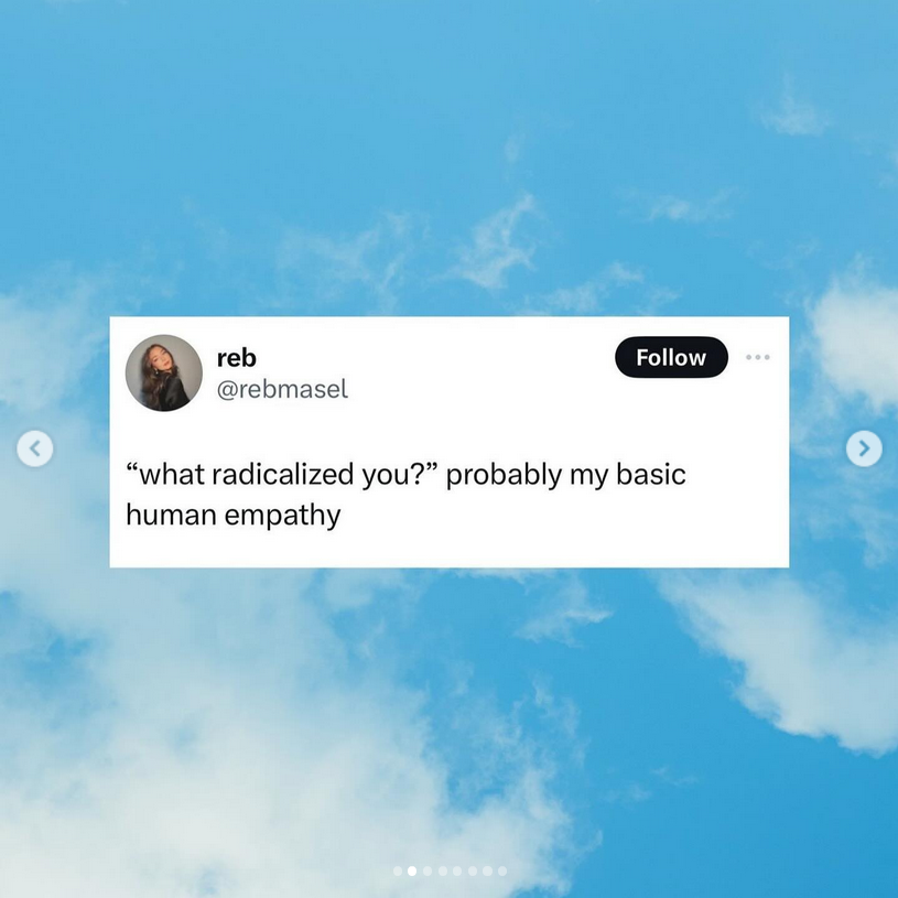 What radicalized you?