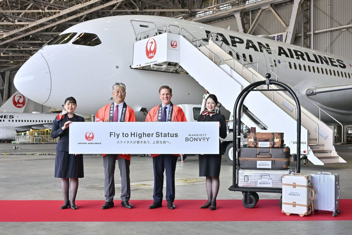Marriott Bonvoy and Japan Airlines Launch New Status Sharing Partnership