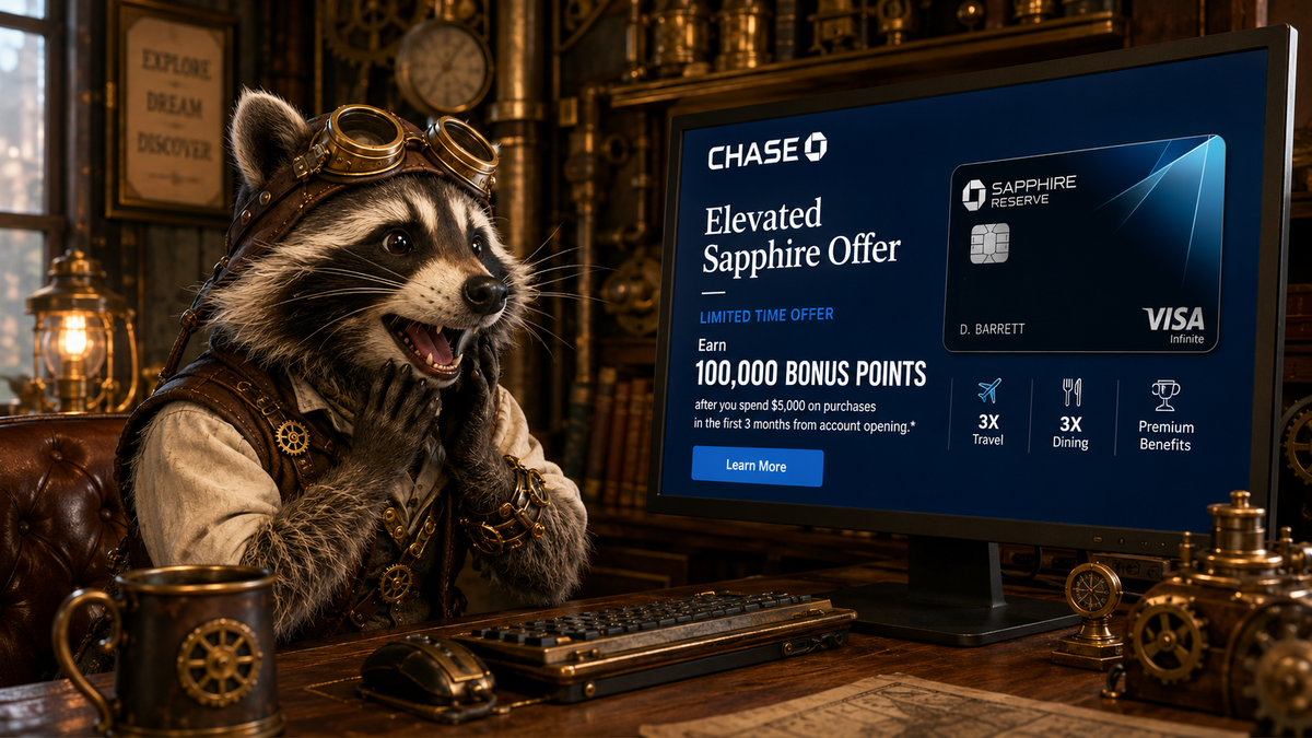 Targeted - Chase Increased Sign-Up Bonuses: 175K Sapphire Reserve & 125K Sapphire Preferred