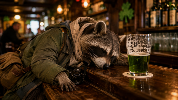 Raccoon traveler comparing 90,000 Avios credit card offers from British Airways, Iberia and Aer Lingus