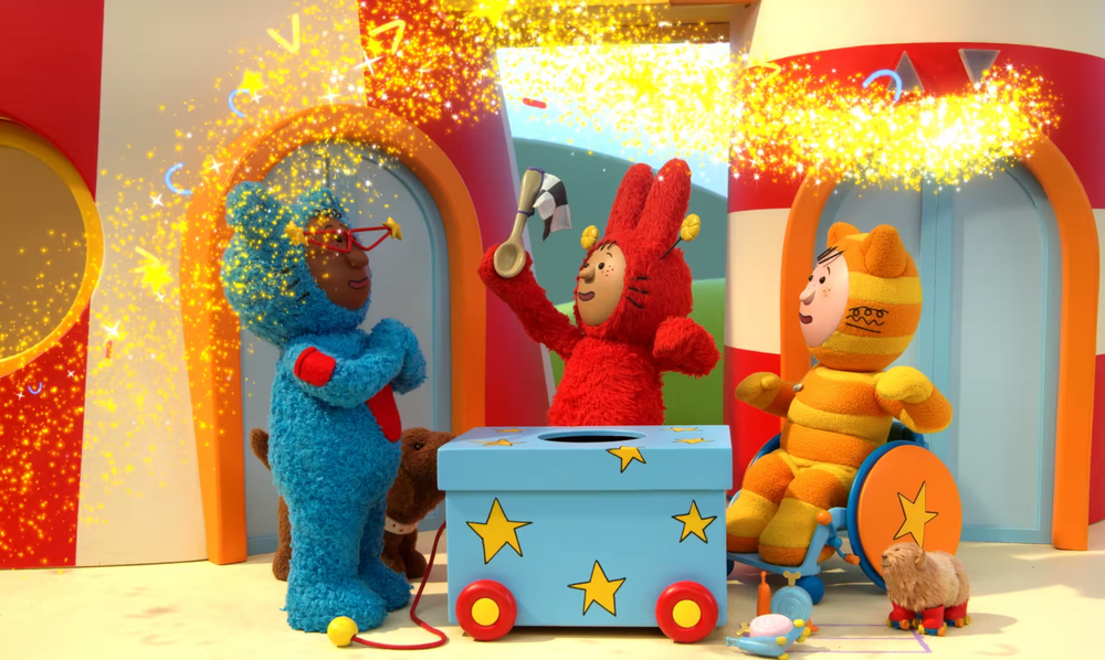 Pockets with Yapette, Spin and Giggle in Mixmups.