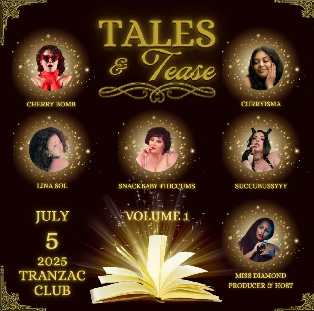 Promo image for "Tales and Tease Volume 1."