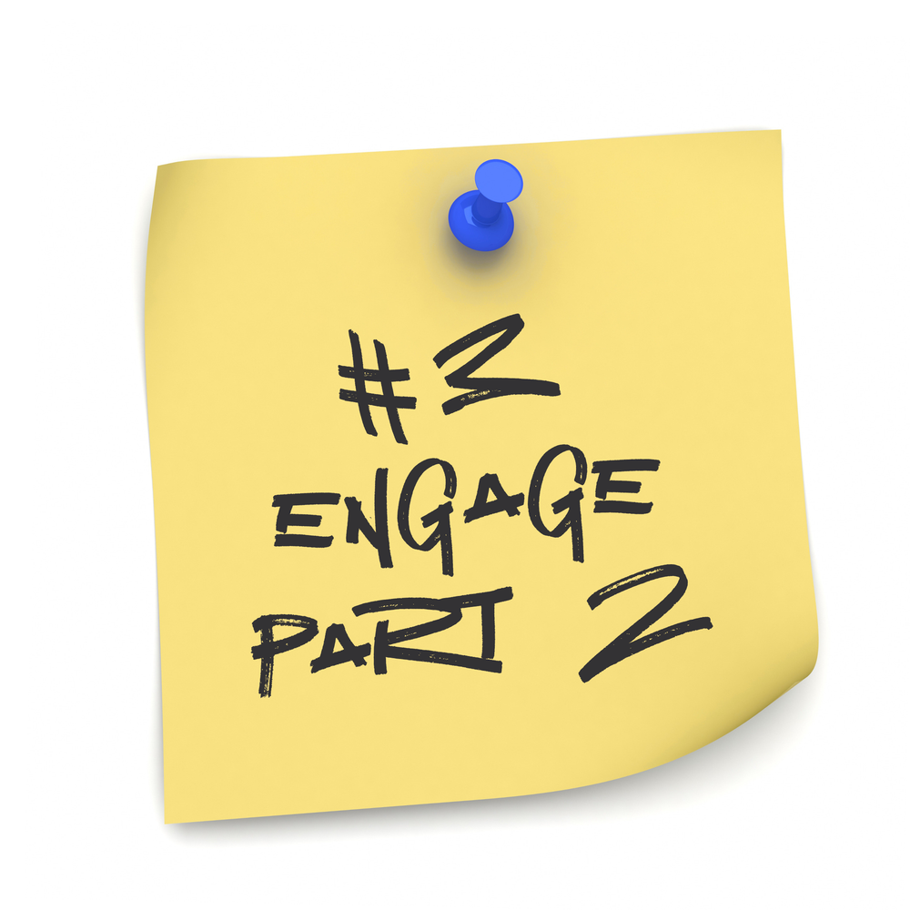 Post it note: #3 Engage Part 2