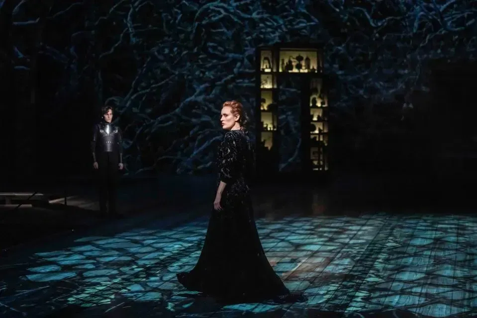 Taylor Trensch and Marilee Talkington in Lerner & Loewe's Camelot.