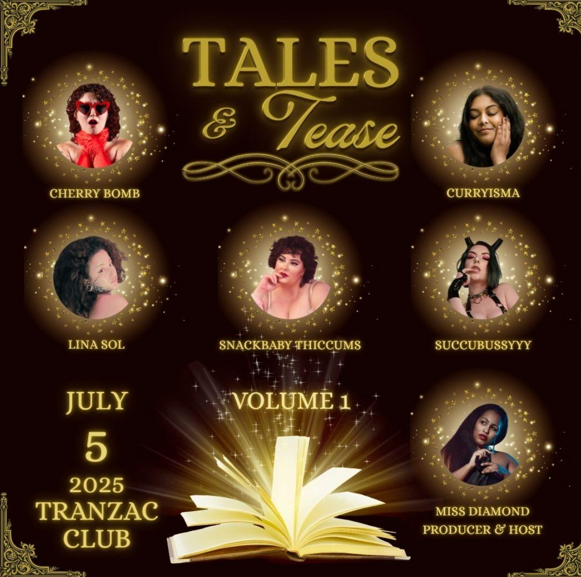 Promo image for "Tales and Tease Volume 1."