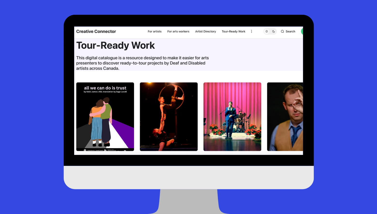 Tour-Ready Work by Deaf and Disabled Artists