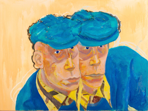 Oil painting by Sam Kasirer.